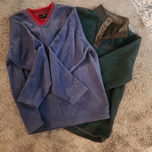 Set of 2 mens fleece XL, G.H. Bass, Consensus EUC